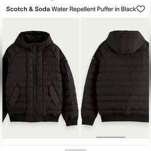 Scotch & Soda hooded bomber jacket